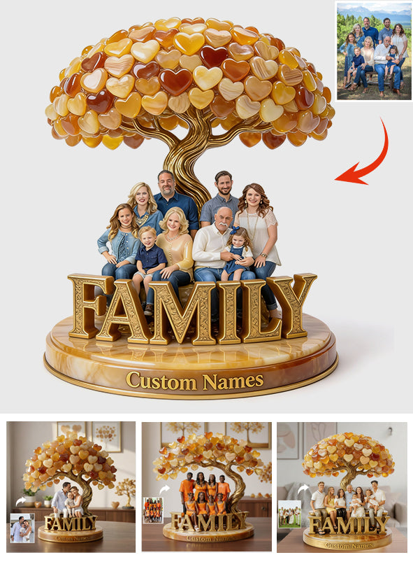 Best Family Ever - Personalized Family Custom Shaped Acrylic Plaque