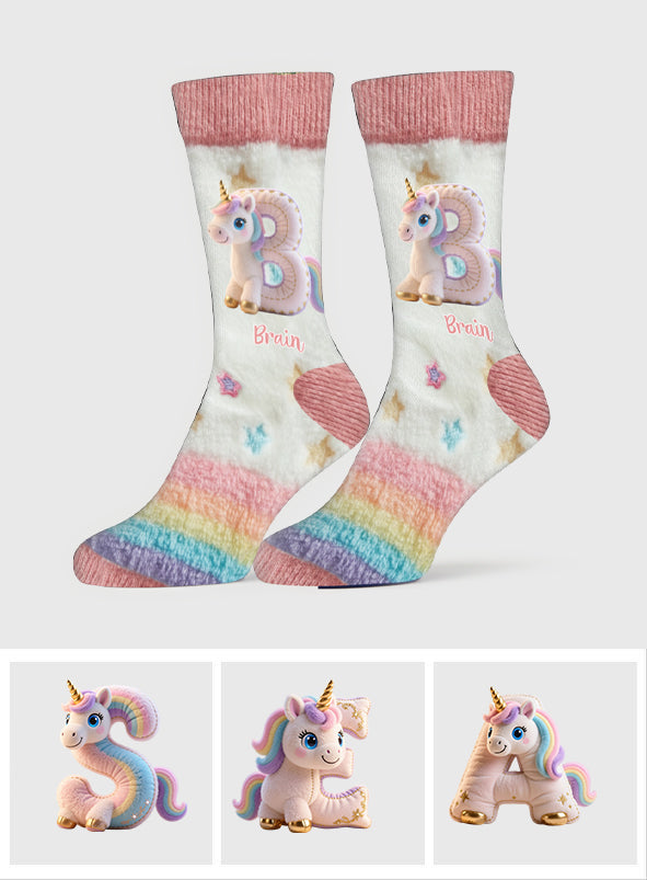 Magical Unicorn - Personalized Kid Kid Socks