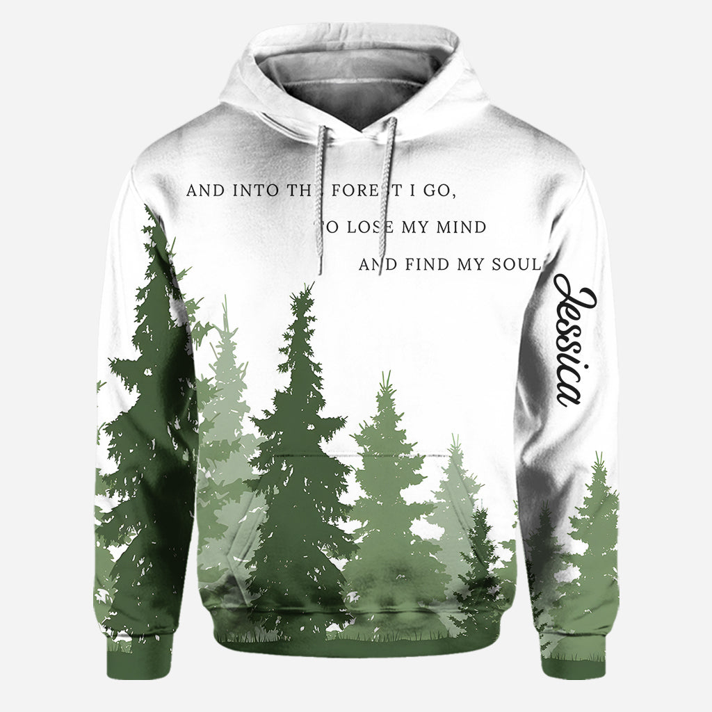 And Into The Forest I Go - Personalized Camping Hoodie and Leggings