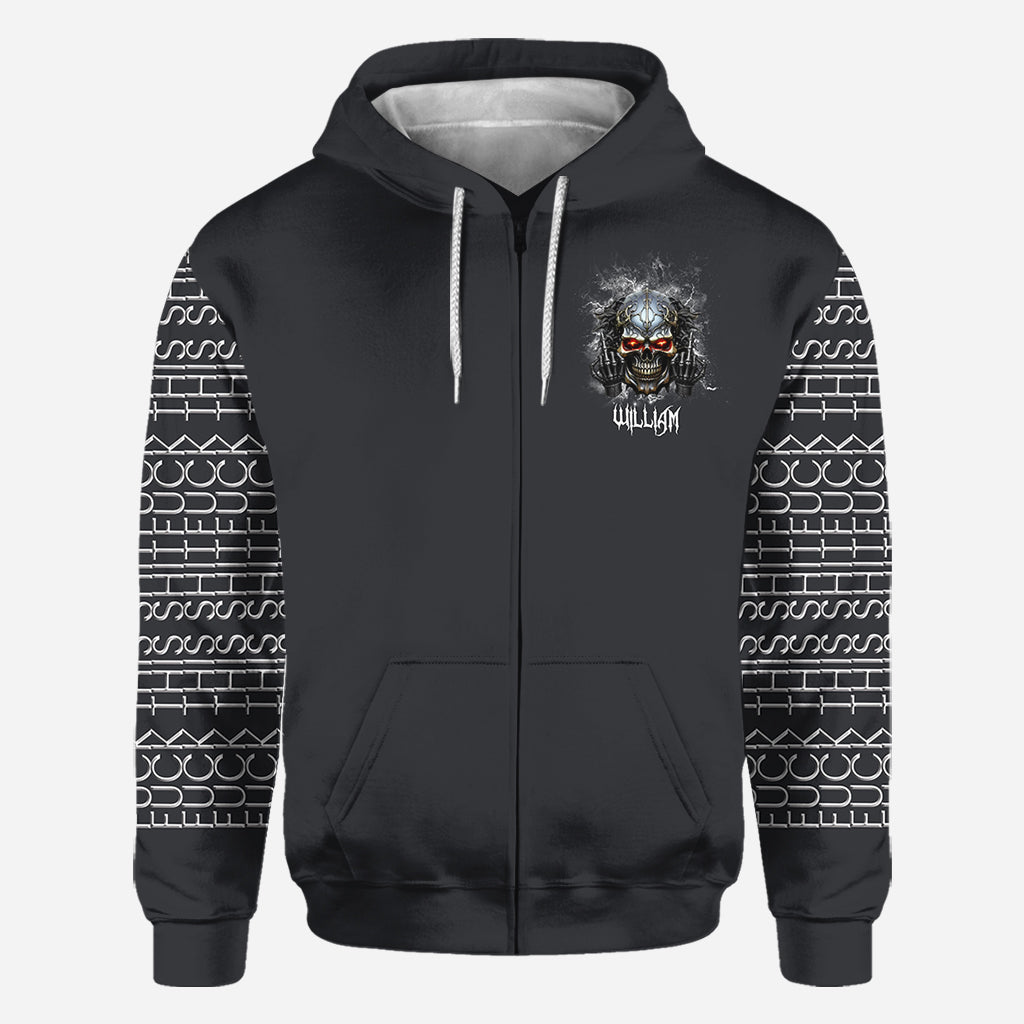 F*ck This Sh*t - Personalized Skull All Over Shirt