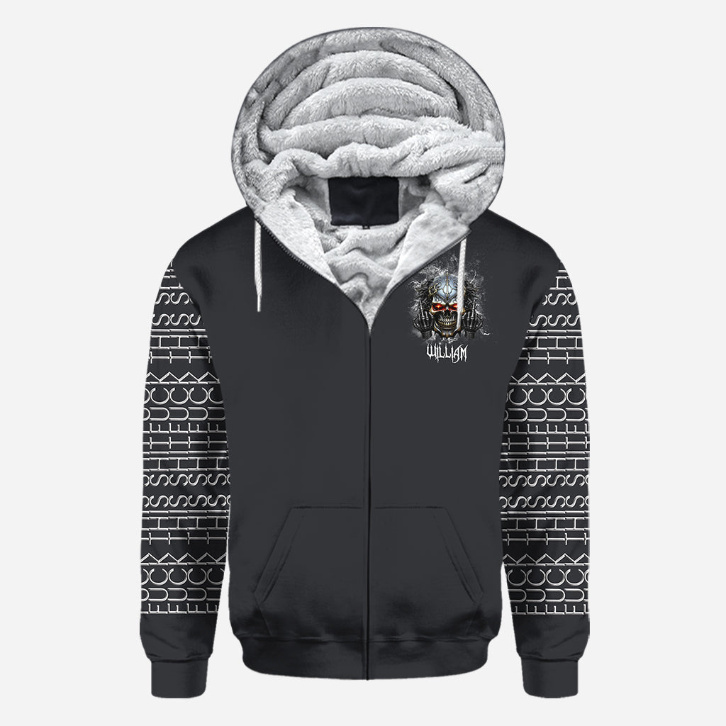 F*ck This Sh*t - Personalized Skull All Over Shirt