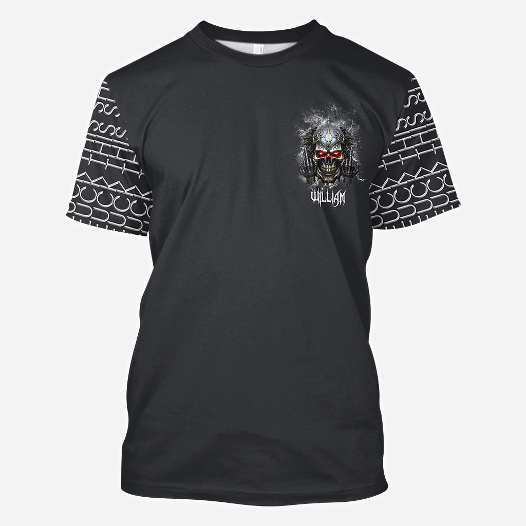 F*ck This Sh*t - Personalized Skull All Over Shirt