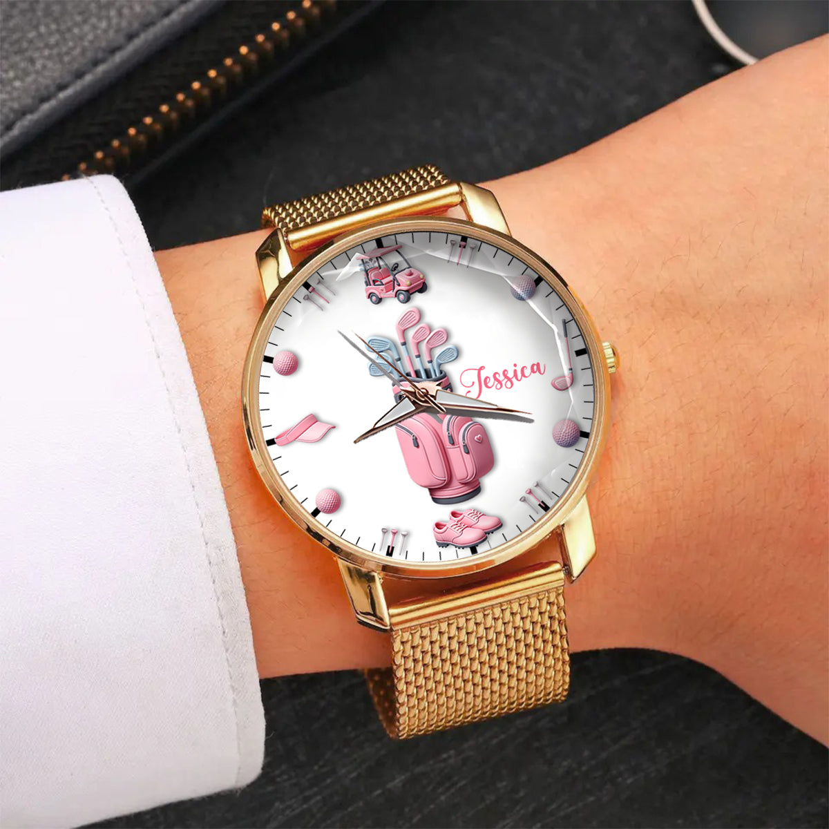 Love Golf - Personalized Golf Women Hand Watch