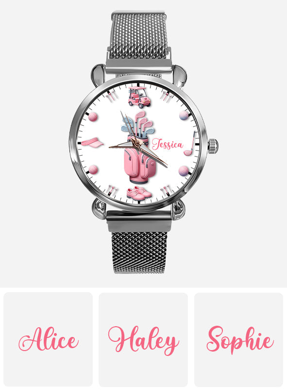 Love Golf - Personalized Golf Women Hand Watch