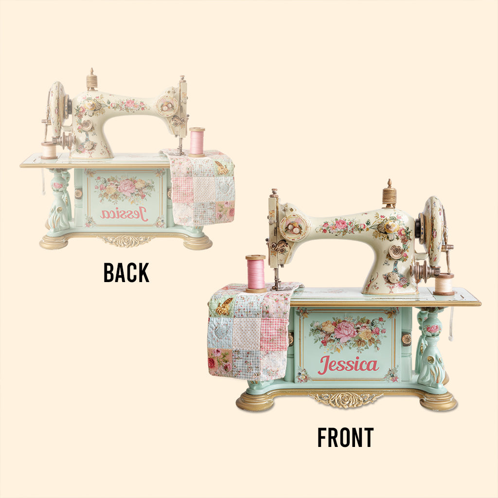 Sewing Makes Me Happy - Personalized Sewing Custom Shaped Acrylic Plaque