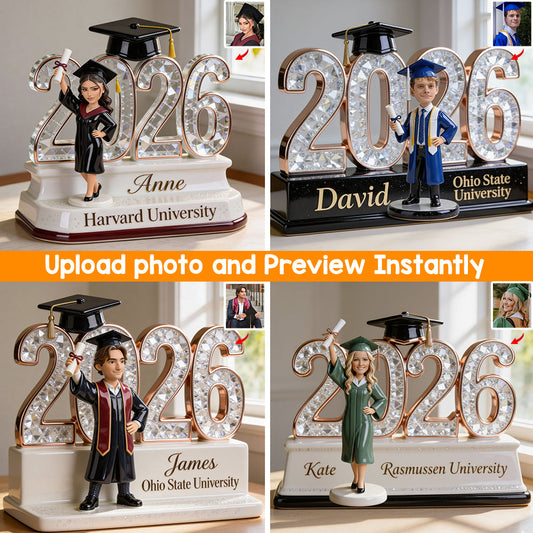 A Sweet Ending To A New Beginning - Personalized Graduation Custom Shaped Acrylic Plaque