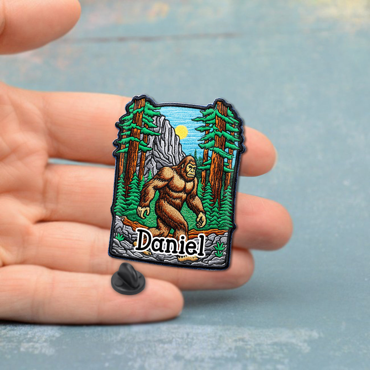 Adventure Awaits - Personalized Hiking Pin