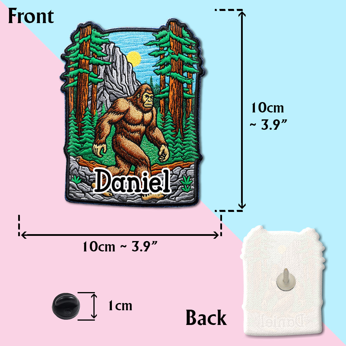 Adventure Awaits - Personalized Hiking Pin