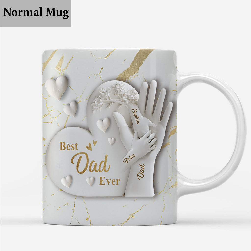 Best Dad Ever - Personalized Father Mug