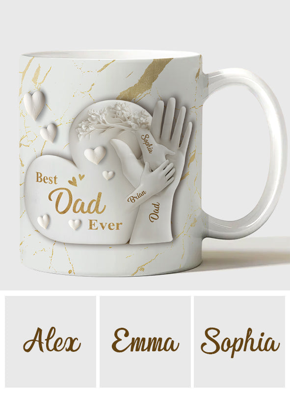 Best Dad Ever - Personalized Father Mug