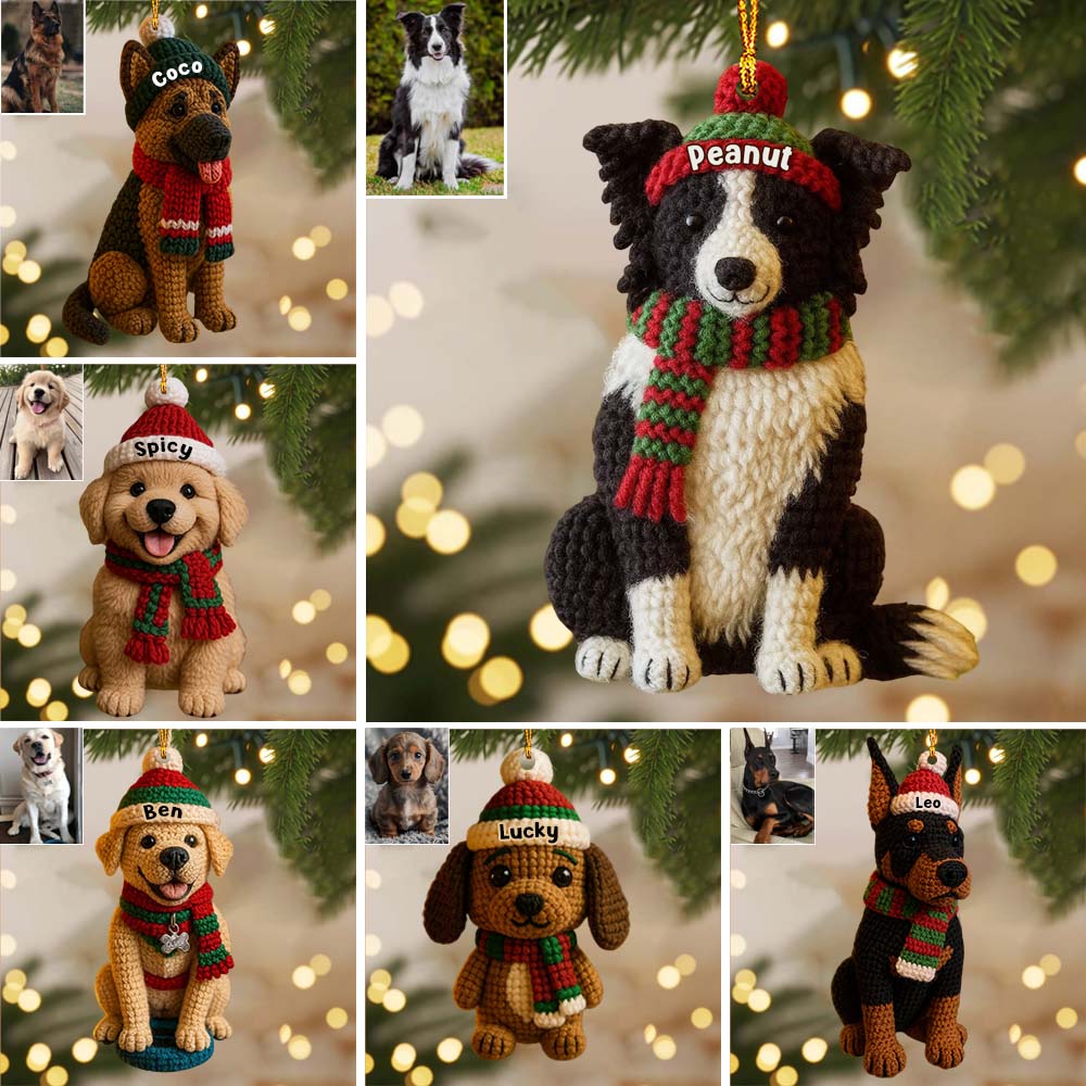 Love My Dog - Personalized Dog Ornament