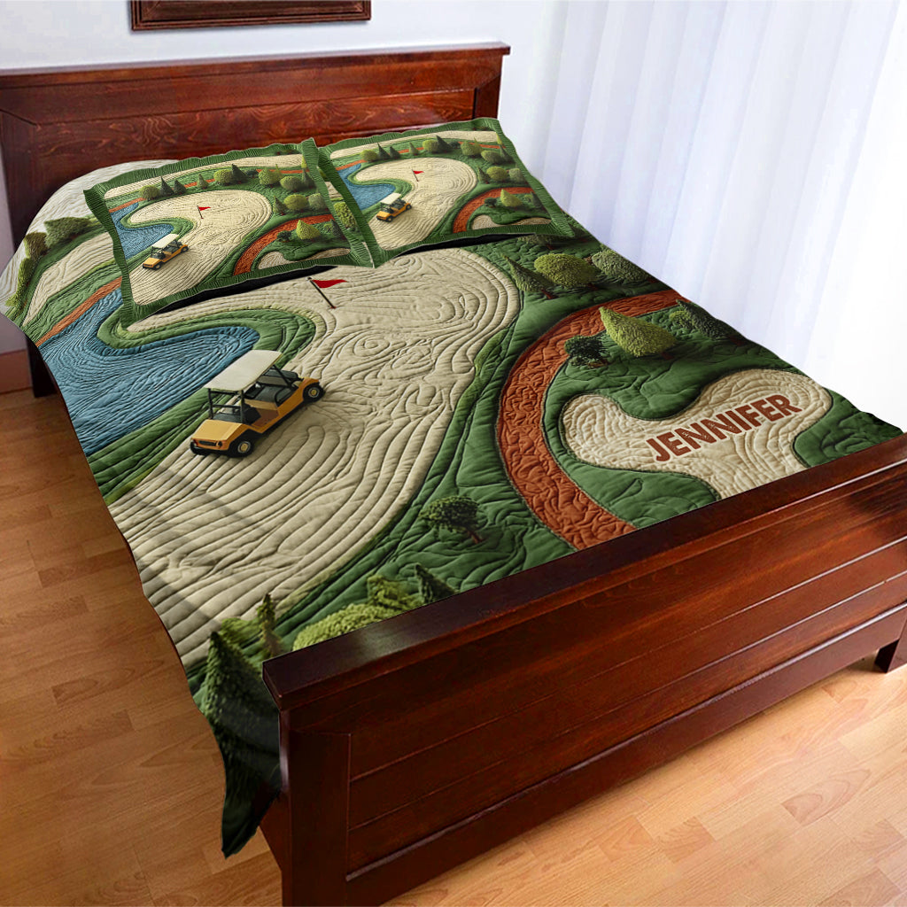 Golf Course - Personalized Golf Bedding Set