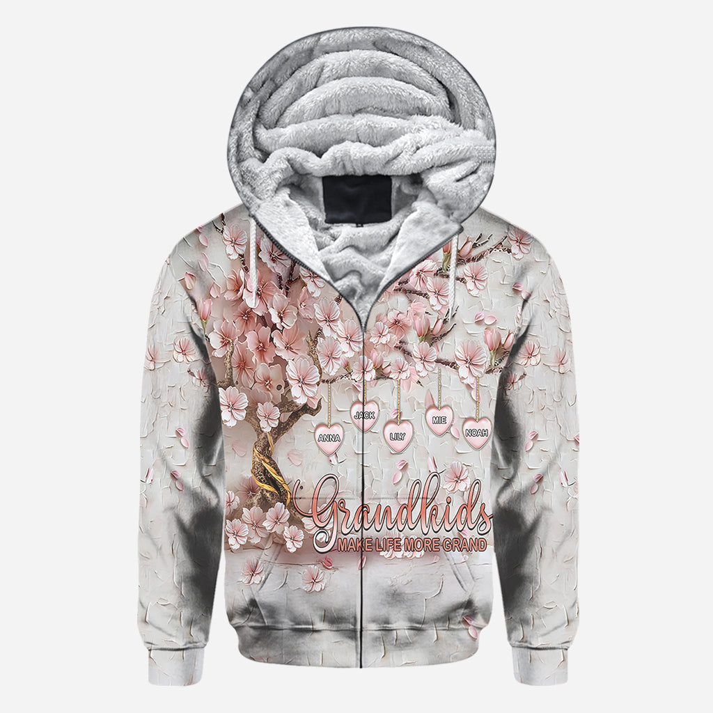 Grandkids Make Life More Grand - Personalized Grandma All Over Shirt