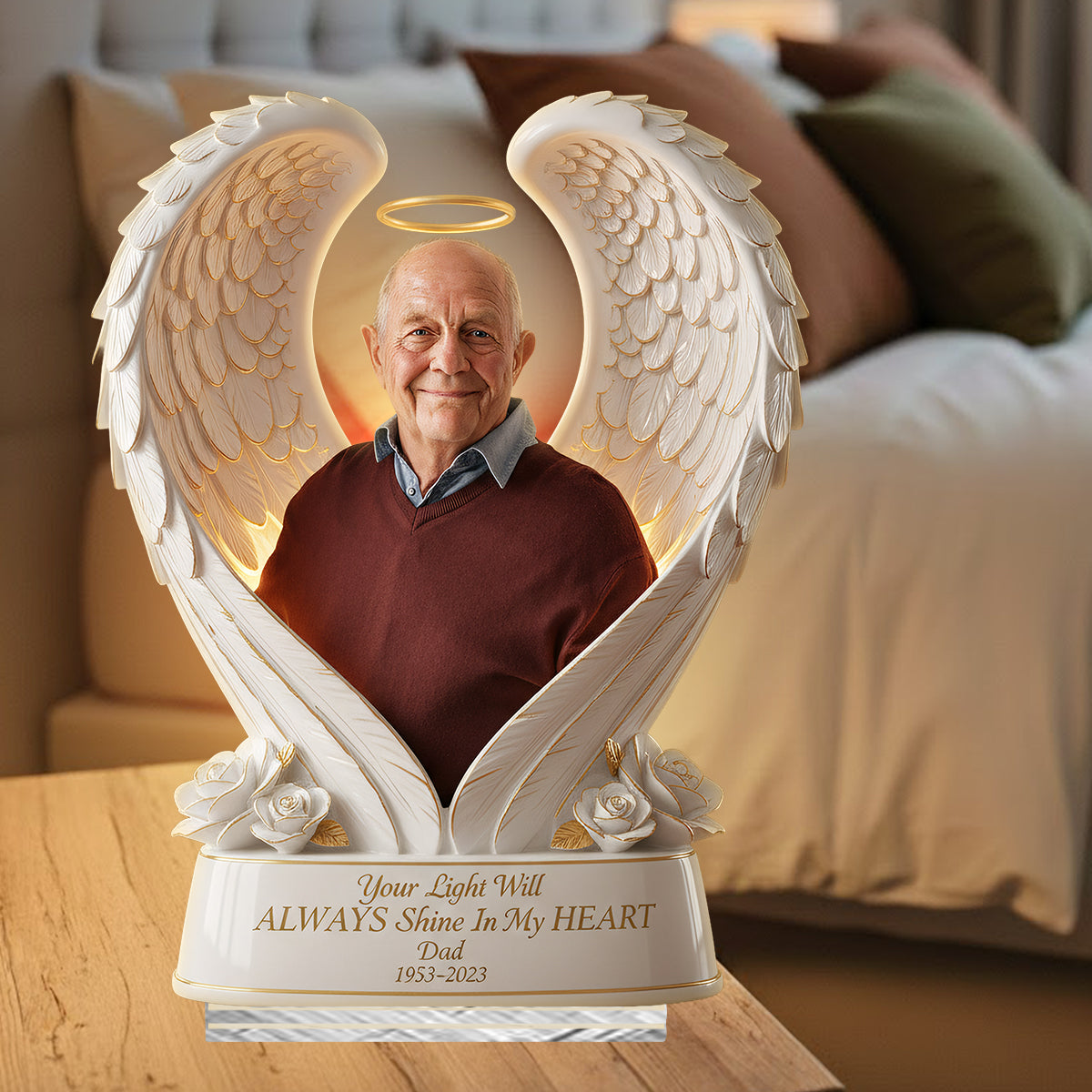 When You Miss Me Have No Fear Memorial - Personalized Memorial Candle Holder Sign