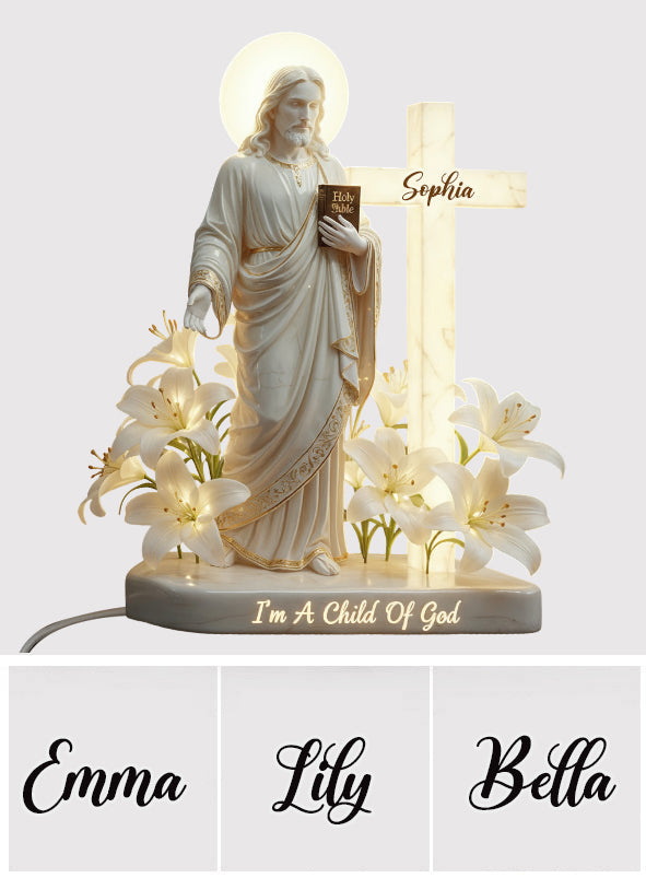 I'm A Child Of God - Personalized Christian Acrylic LED Night Light