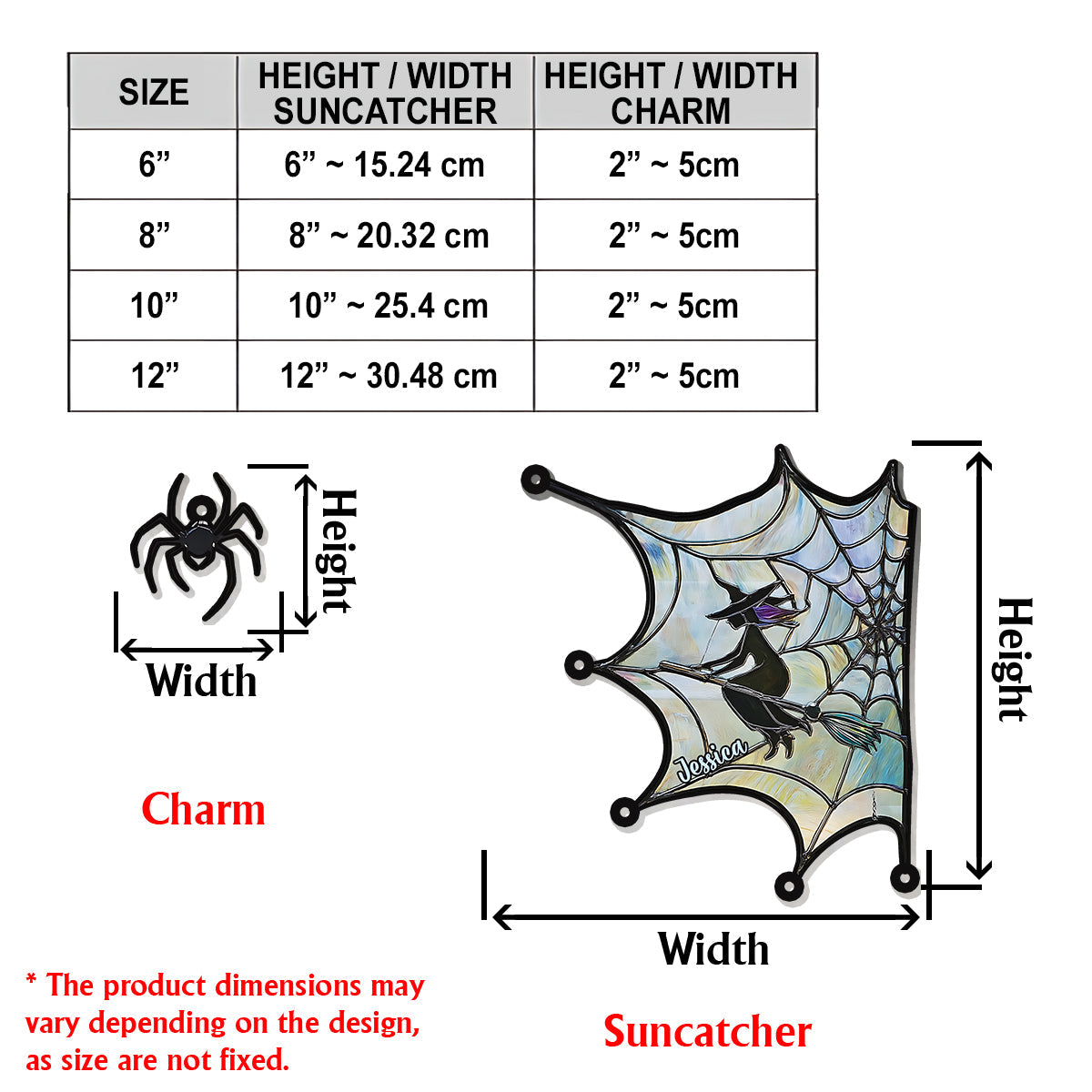 On A Dark Desert Highway Cool Wind In My Hair - Personalized Witch Window Hanging Suncatcher With Charms