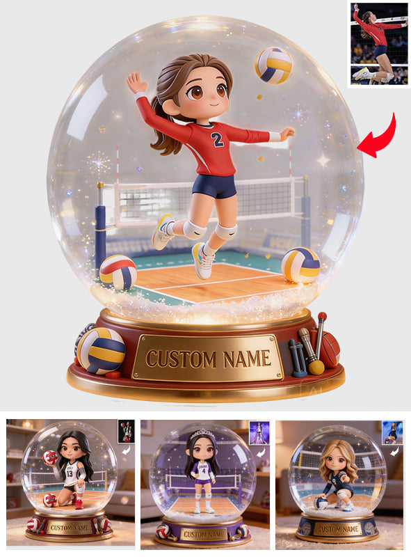 Any Sport - Personalized Volleyball Custom Shaped Acrylic Plaque