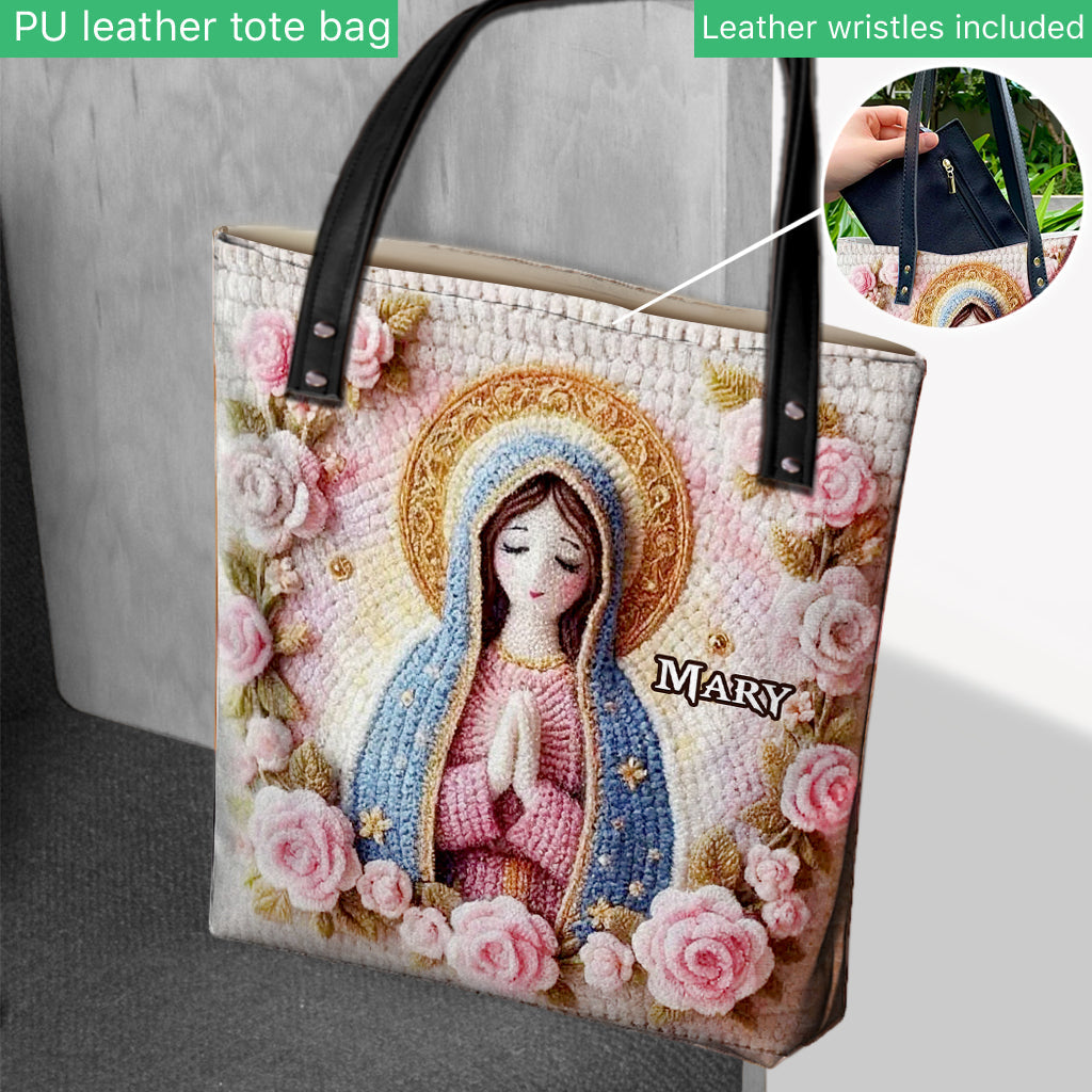 Blessed Mother - Personalized Christian Tote Bag