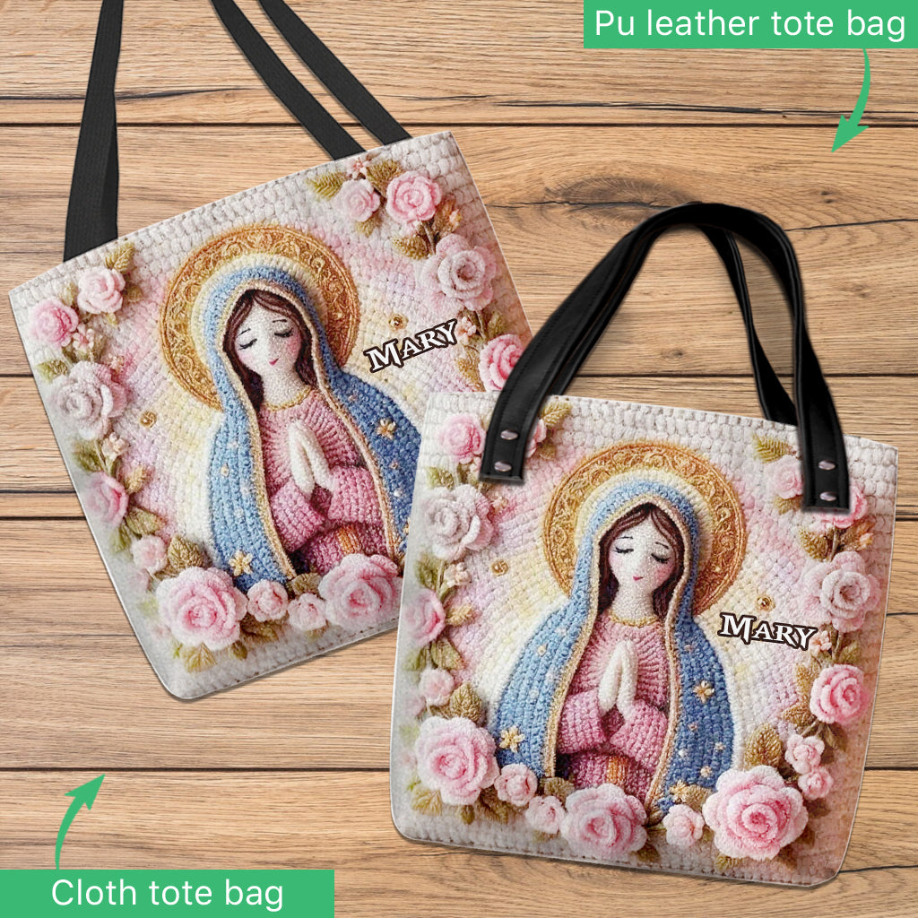 Blessed Mother - Personalized Christian Tote Bag