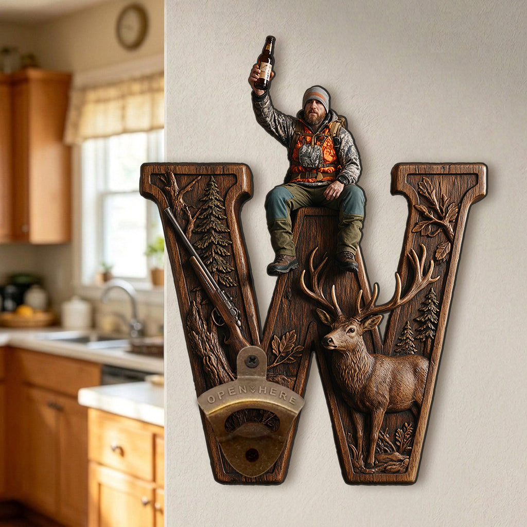 Bucks & Brews - Personalized Hunting Wall Bottle Opener