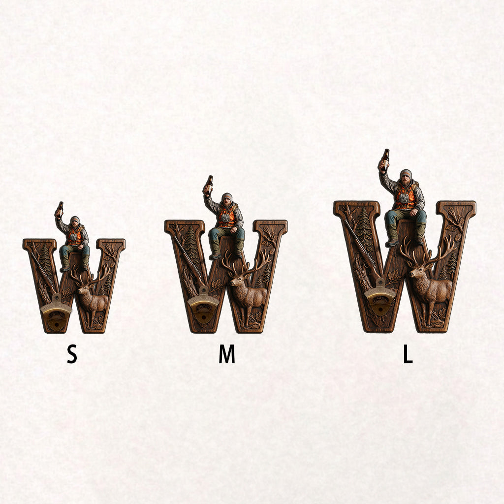 Bucks & Brews - Personalized Hunting Wall Bottle Opener