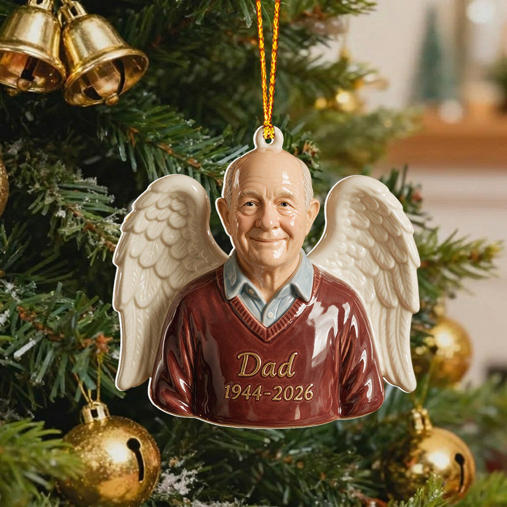 Our Christmas Angel - Personalized Memorial Premium 3D Ornament