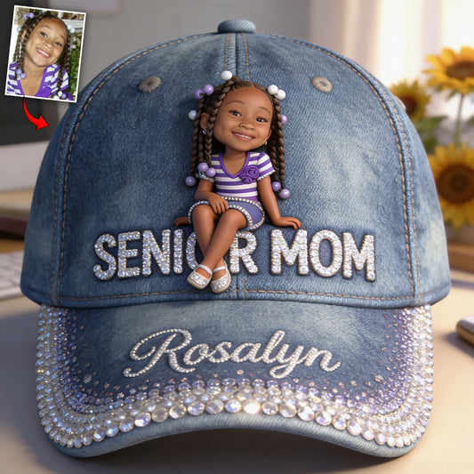 Senior Mom - Personalized Graduation Classic Cap