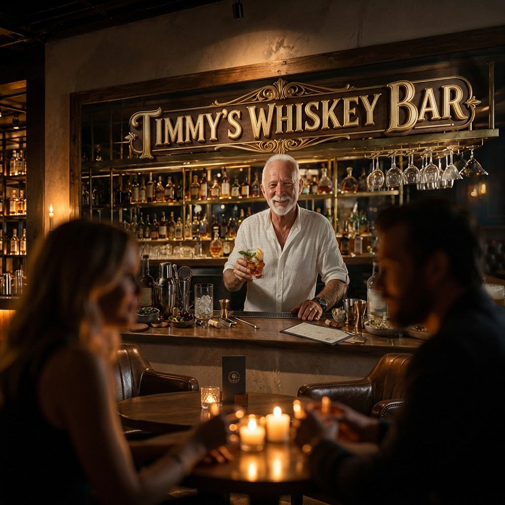 Bar Decoration - Personalized Whisky Wall Decal