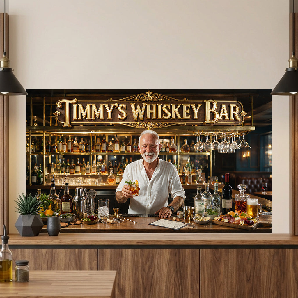 Bar Decoration - Personalized Whisky Wall Decal