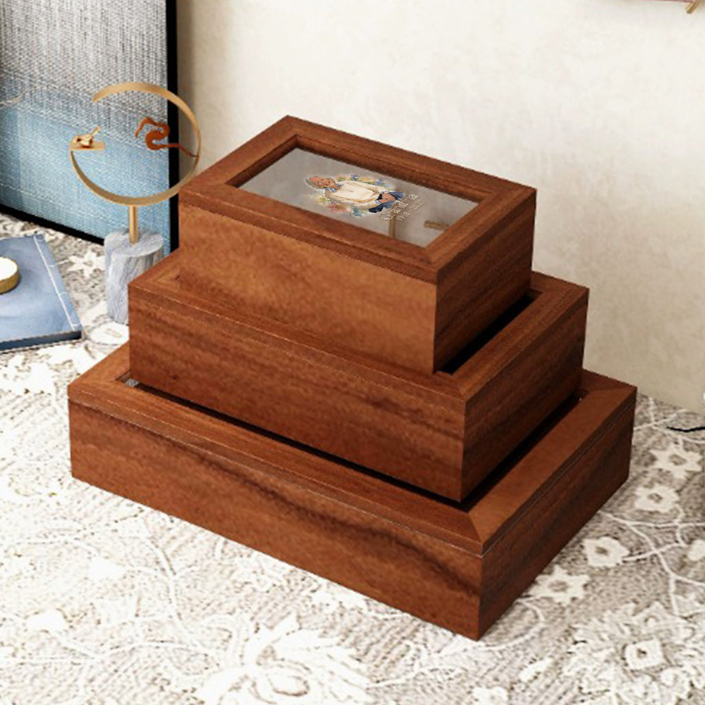 Custom From Any Photo - Personalized Memorial Wooden Box