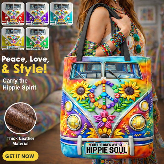 Hippie Style, Hippie Van - Personalized Hippie Tote Bag