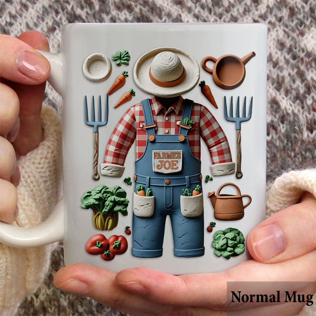 Gift for Farmer, Dad, Mom - Personalized Farmer Mug