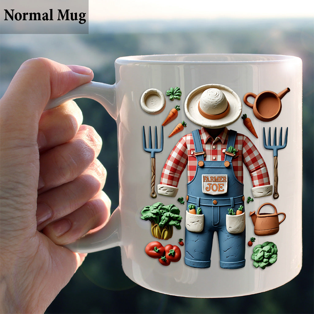 Gift for Farmer, Dad, Mom - Personalized Farmer Mug