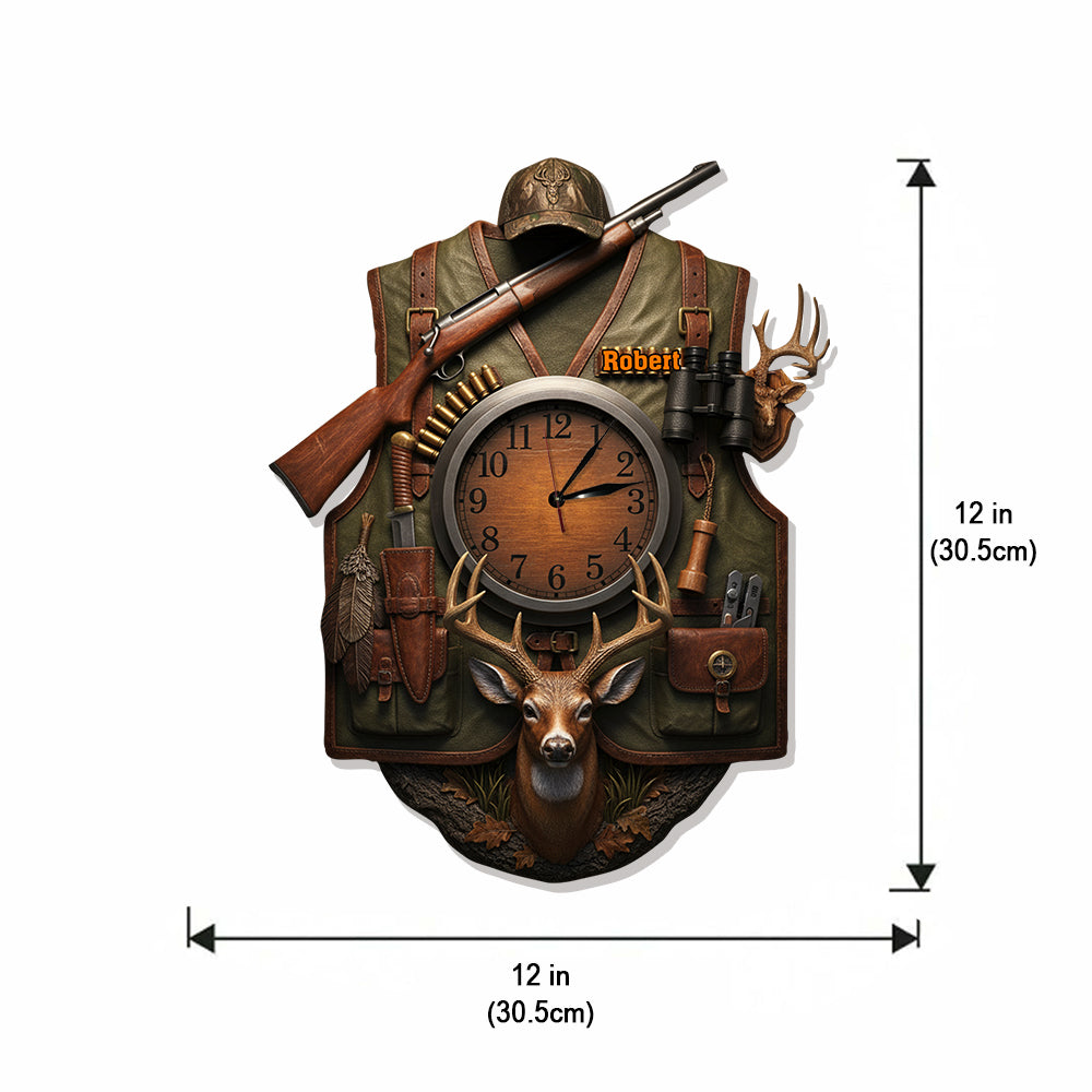 Love Hunting - Personalized Hunting LED Light Wall Clock