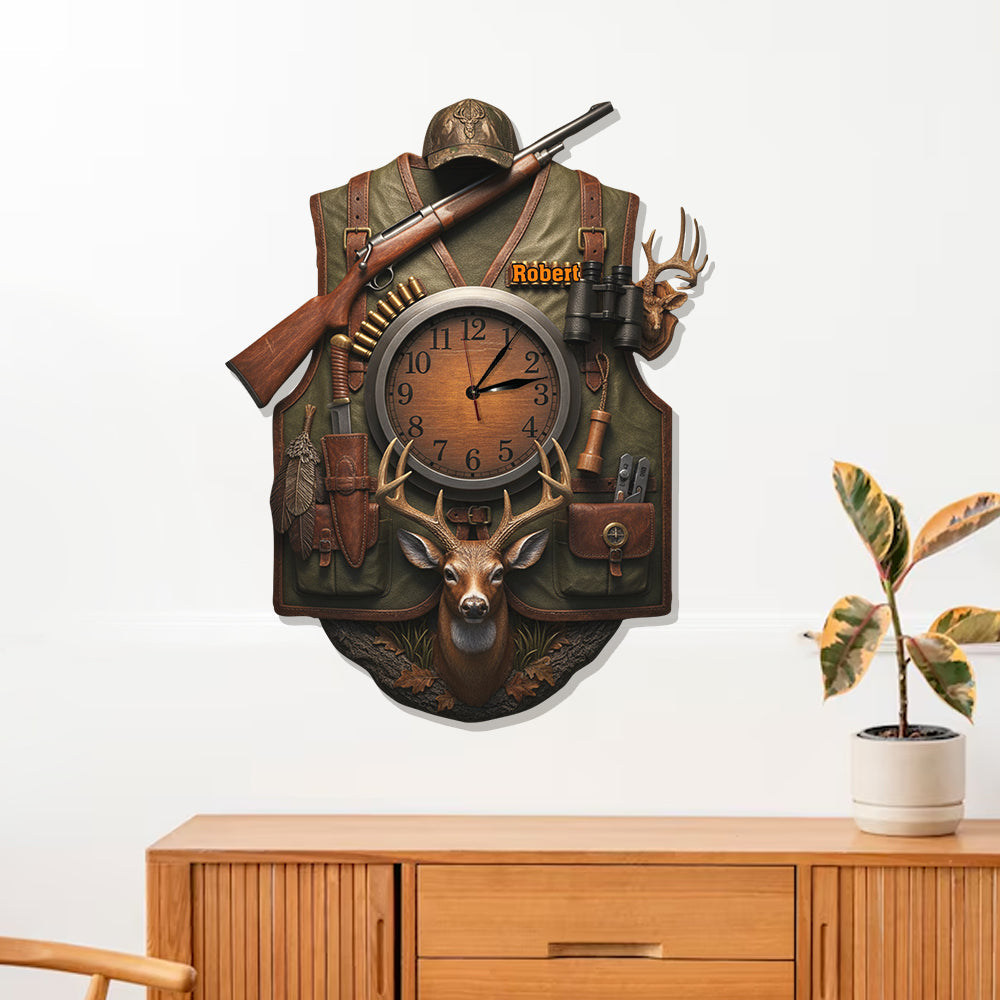 Love Hunting - Personalized Hunting LED Light Wall Clock