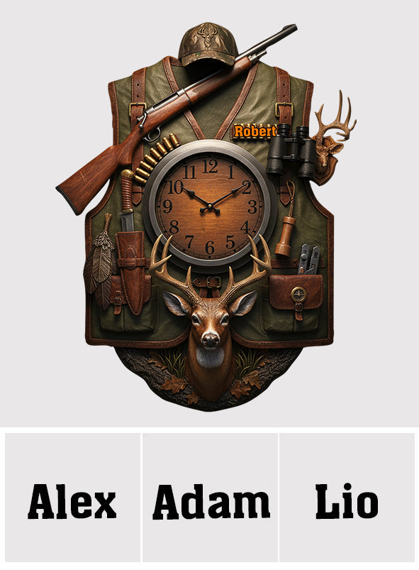 Love Hunting - Personalized Hunting LED Light Wall Clock
