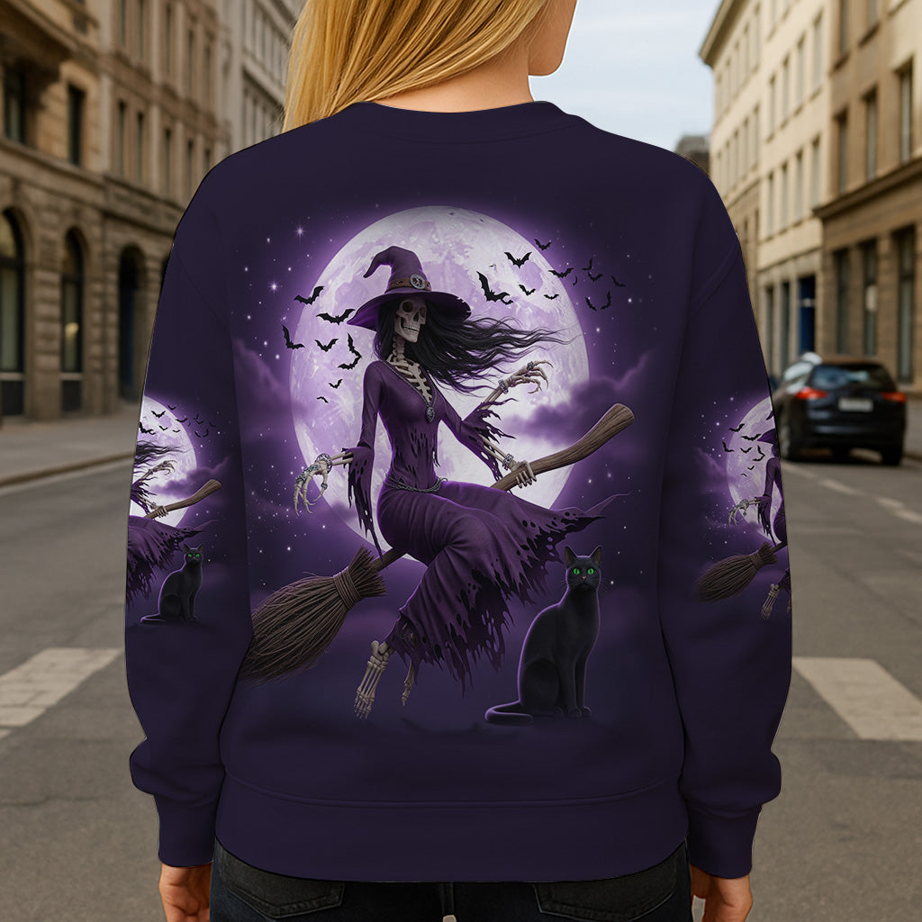 A Wee Bit Wicked - Personalized Witch All Over Shirt