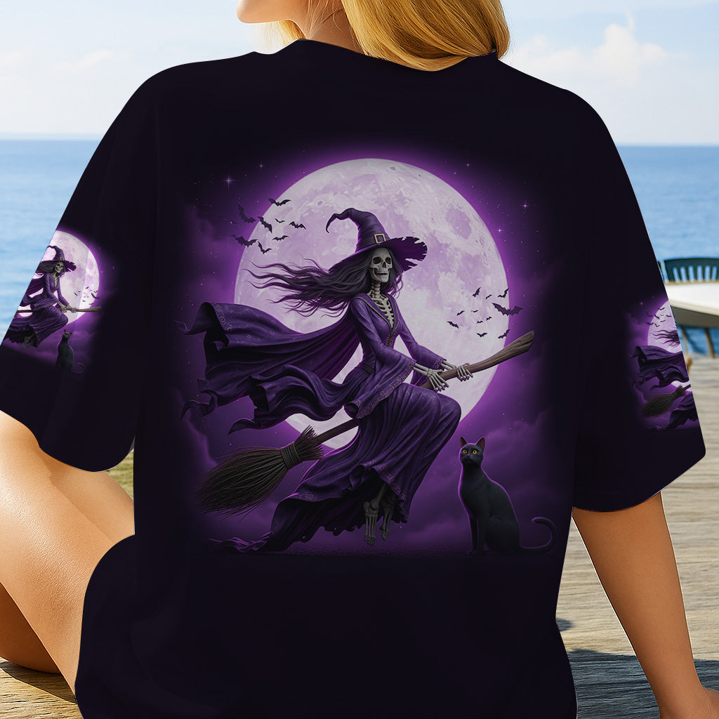 A Wee Bit Wicked - Personalized Witch All Over Shirt