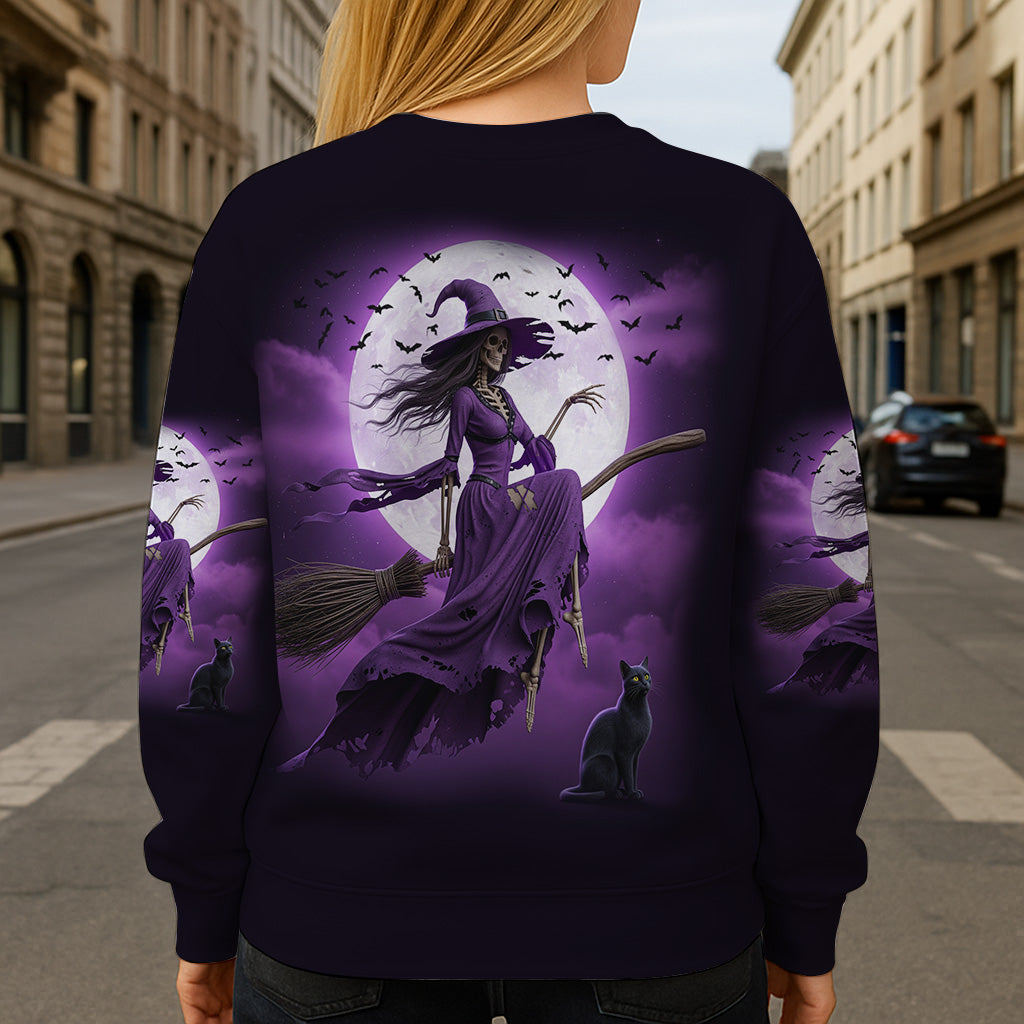 A Wee Bit Wicked - Personalized Witch All Over Shirt