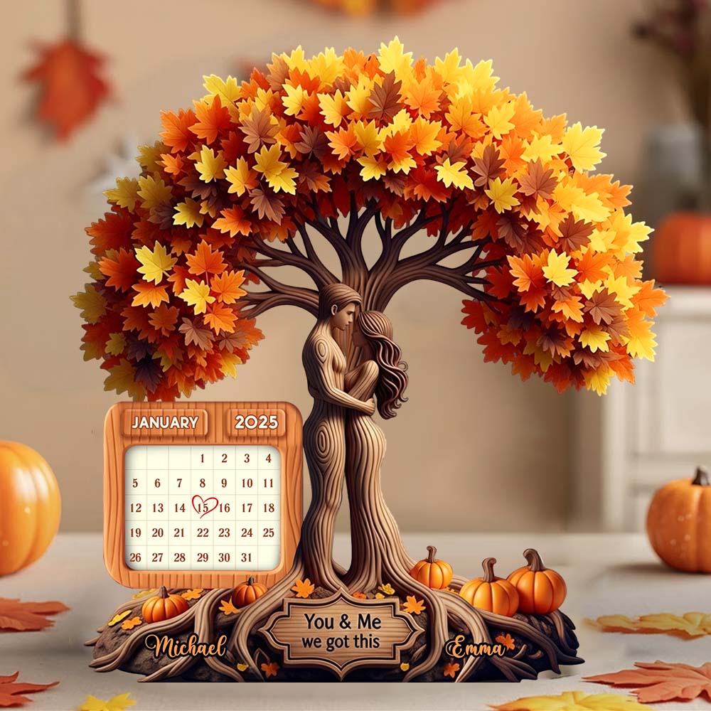 You & Me We Got This - Personalized Couple Custom Shaped Acrylic Plaque