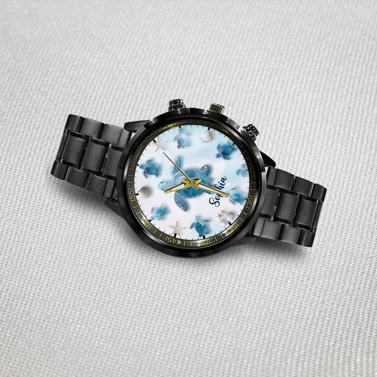 Just A Girl Who Loves Turtles - Personalized Turtle Hand Watch