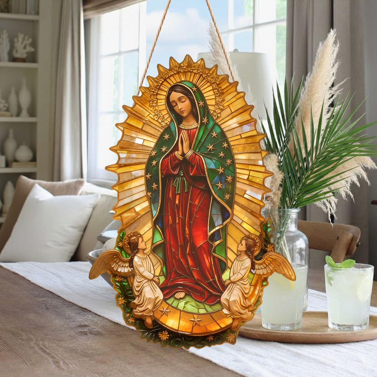 Our Lady Of Guadalupe - Christian LED Light Acrylic Sign