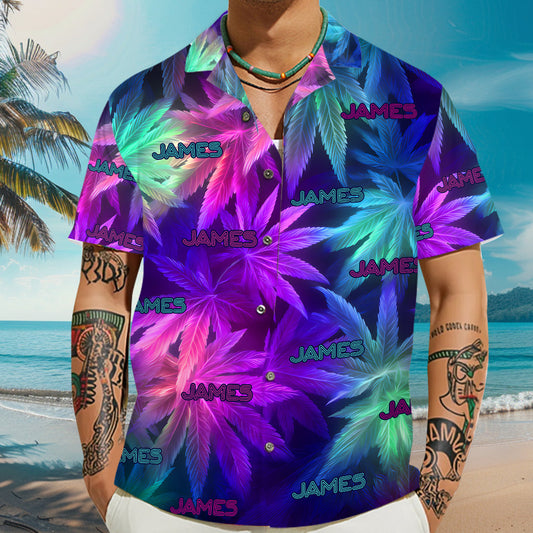High Life - Personalized Weed Hawaiian Shirt