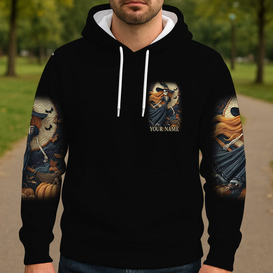 Skull Witch - Personalized Witch All Over Shirt