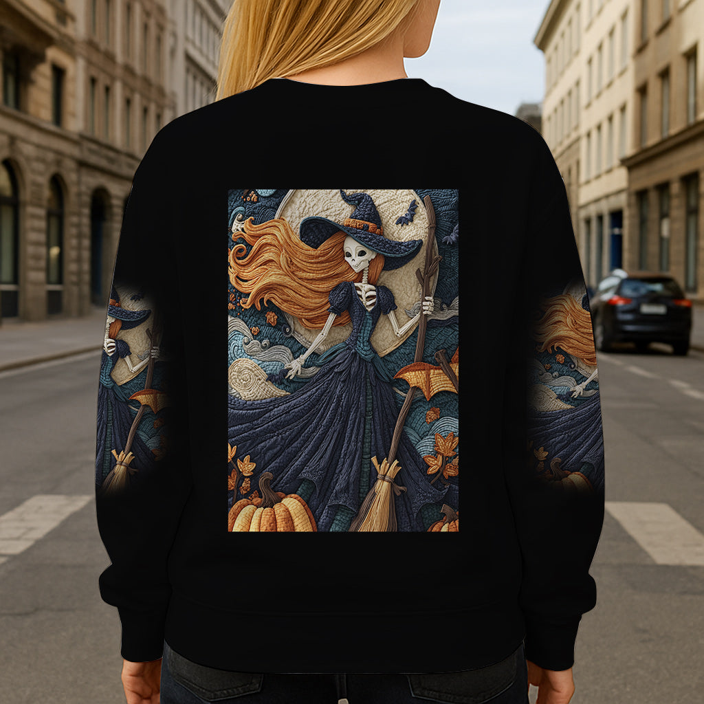 Skull Witch - Personalized Witch All Over Shirt