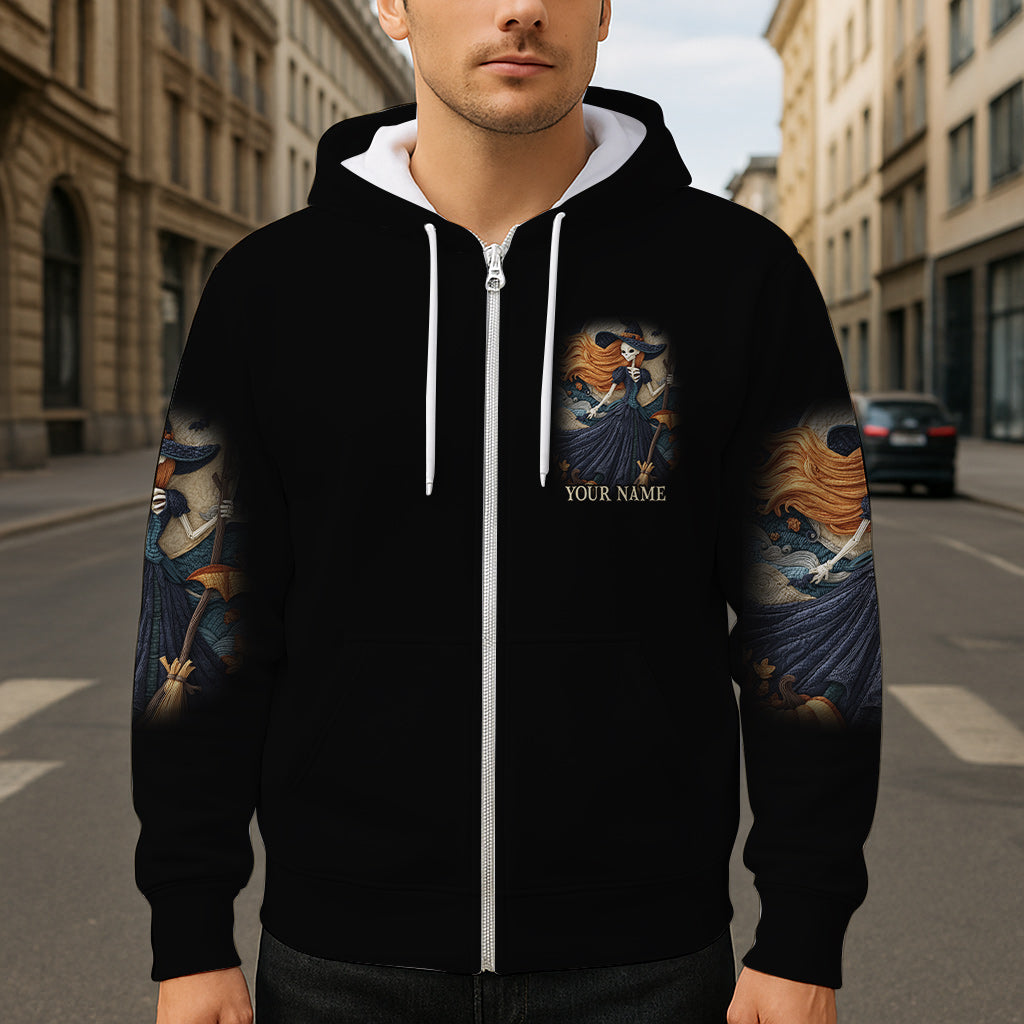 Skull Witch - Personalized Witch All Over Shirt