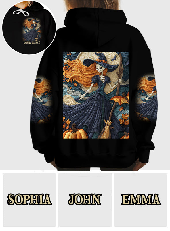 Skull Witch - Personalized Witch All Over Shirt
