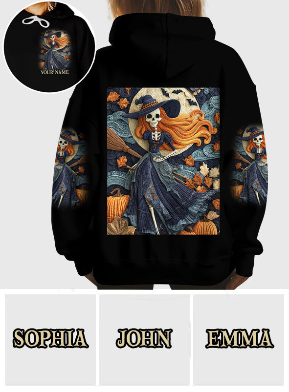 Skull Witch - Personalized Witch All Over Shirt