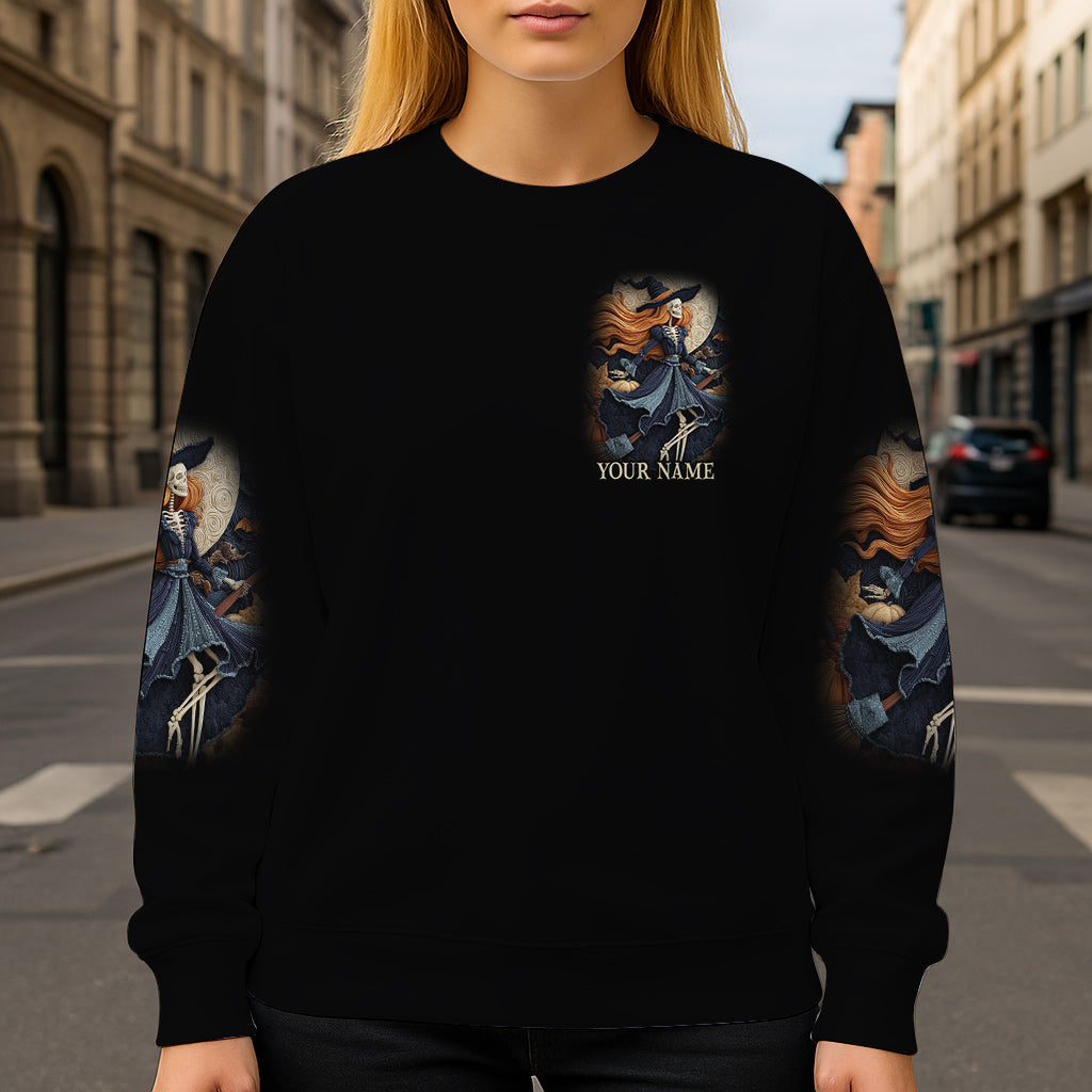 Skull Witch - Personalized Witch All Over Shirt