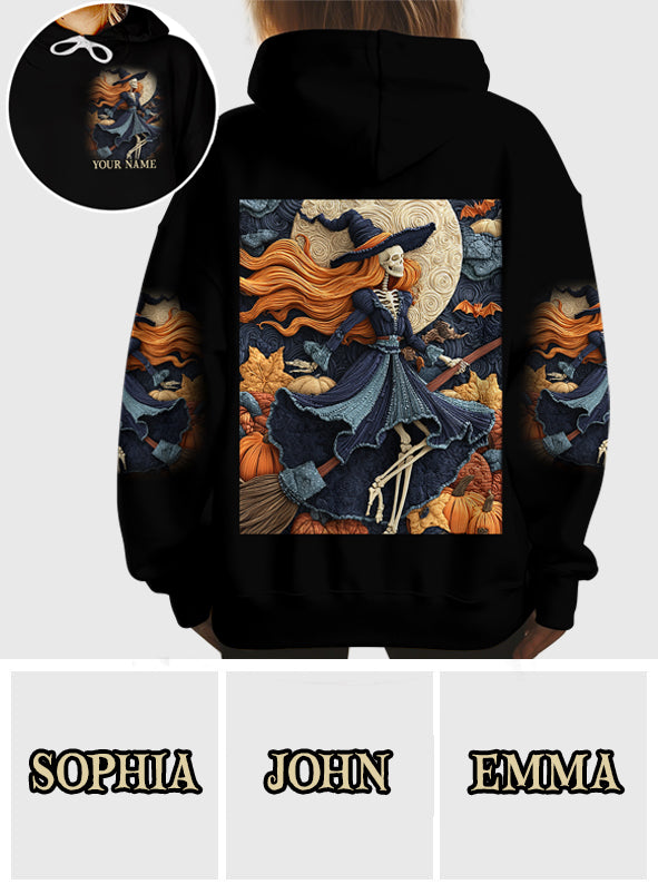 Skull Witch - Personalized Witch All Over Shirt